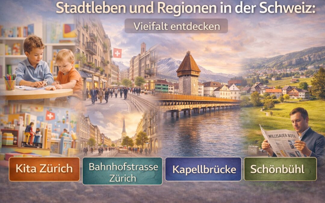 Stadtleben und Regionen in der Schweiz: Vielfalt entdecken